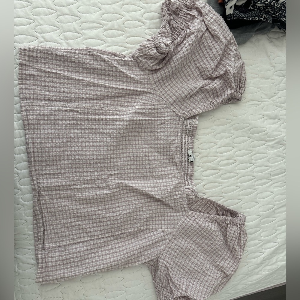 Madewell puff sleeve top
